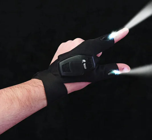 Glow-Fish LED Fishing Gloves