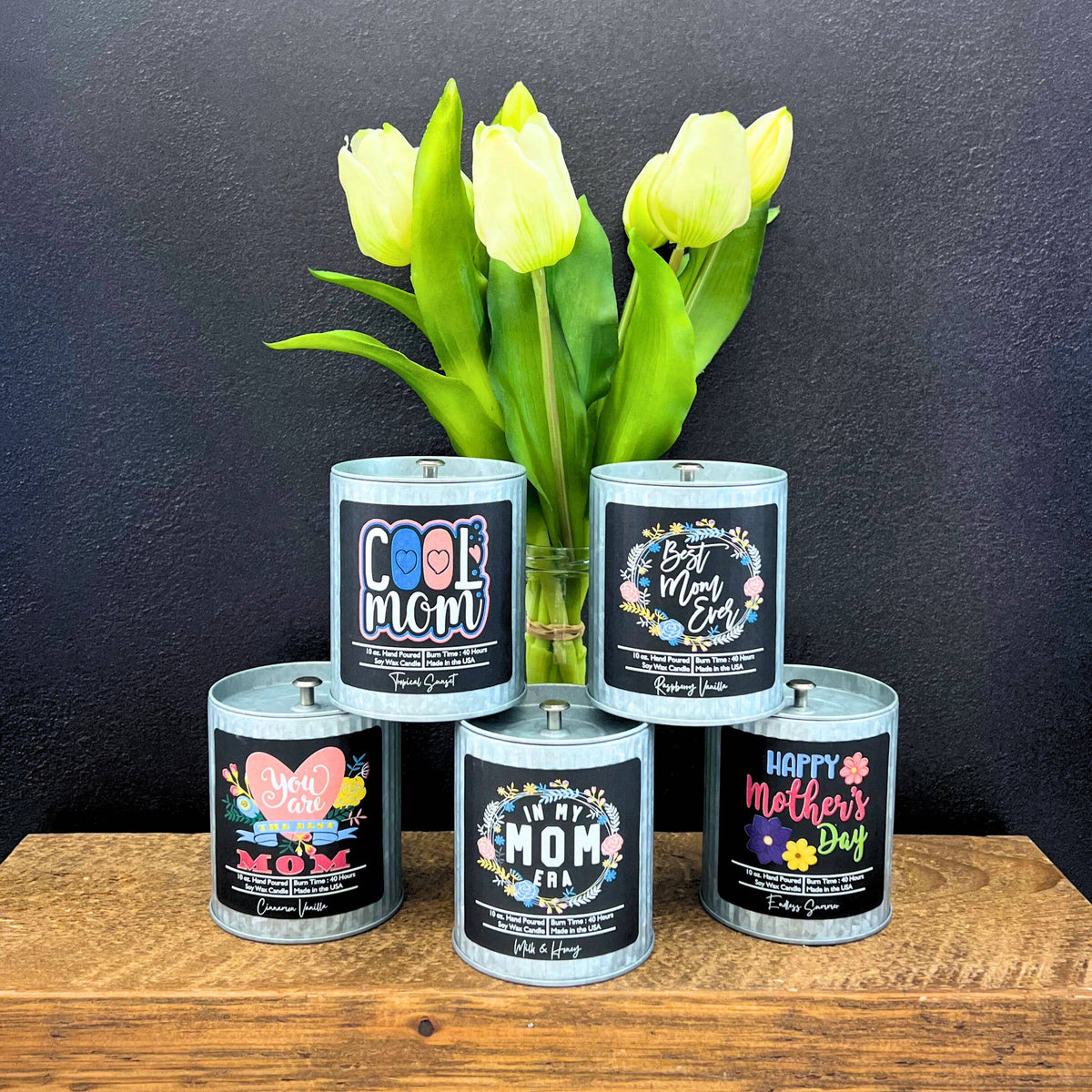 Happy Mothers Day - Soy Wax Candles - Spring Decor