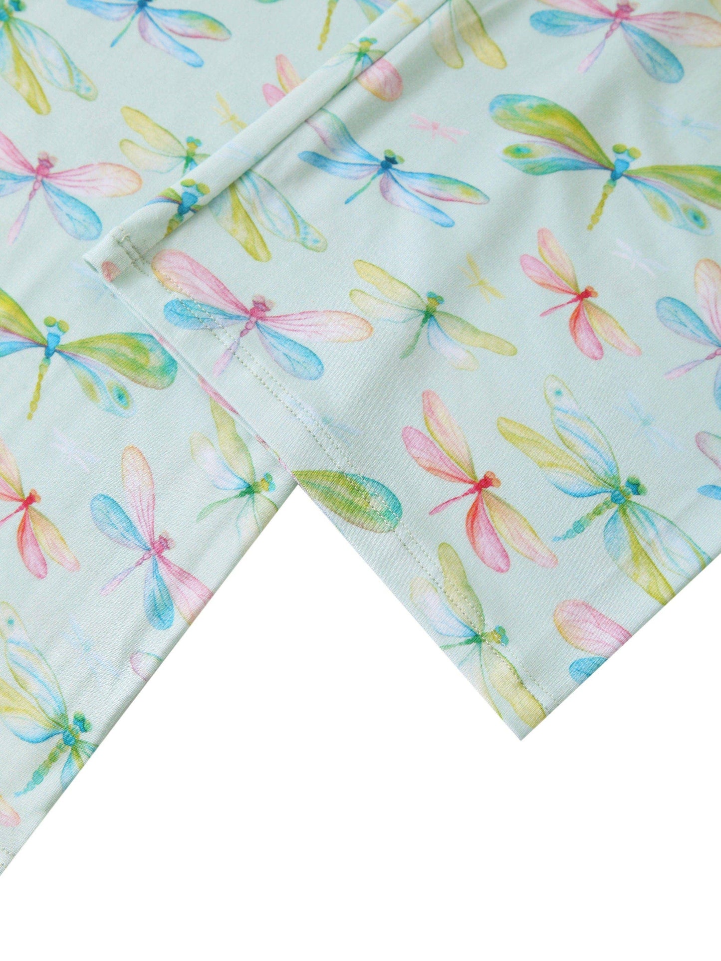 PoshTOT Dragonfly Bamboo Adult Two-Piece Long Sleeve Pajama Set