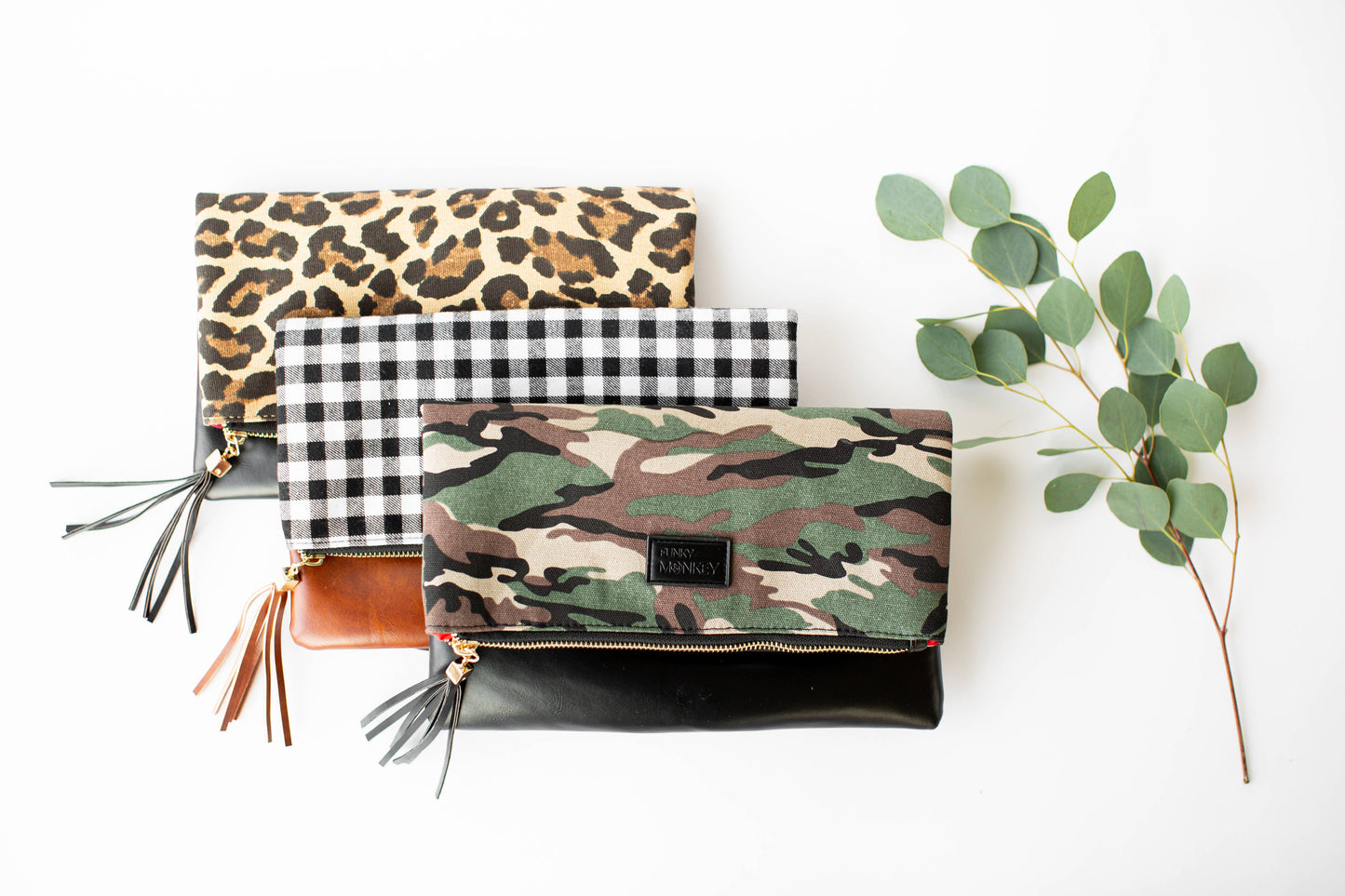 $3.97 Closeout Foldover Wristlet Clutch