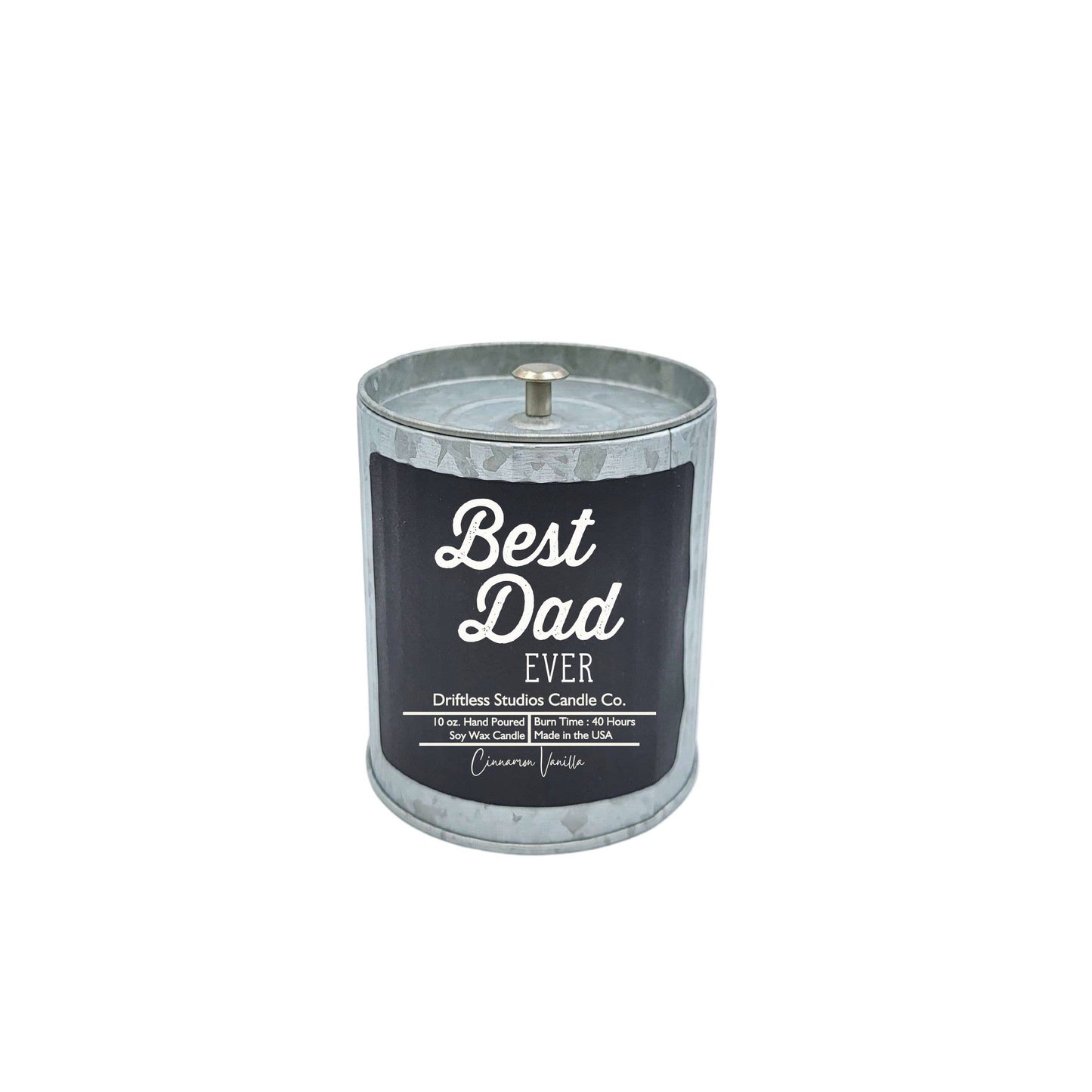 Best Dad Ever - Fathers Day Rustic Candle - Soy Wax Candles
