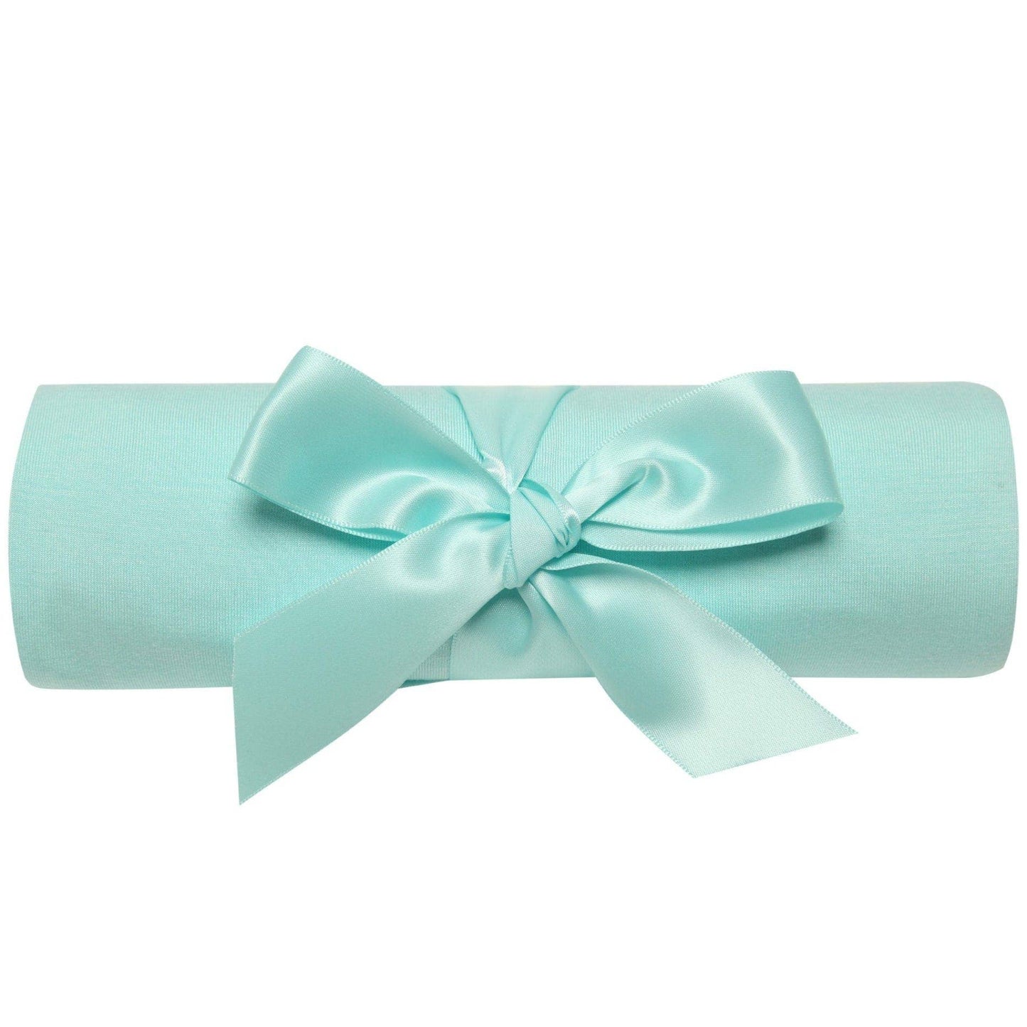 PoshTOT Green Swaddle With Headband Set
