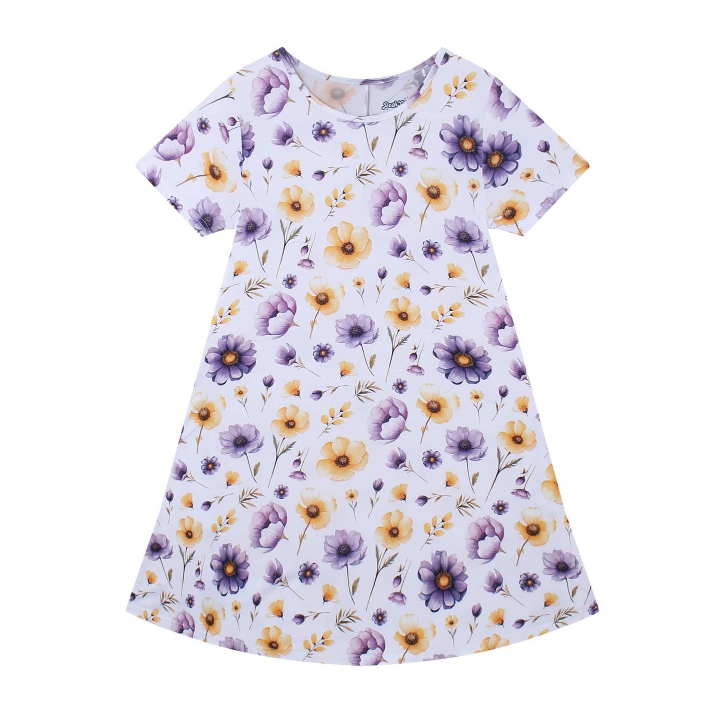 PoshTOT Little Daisy Bamboo Women's Lounge Dress