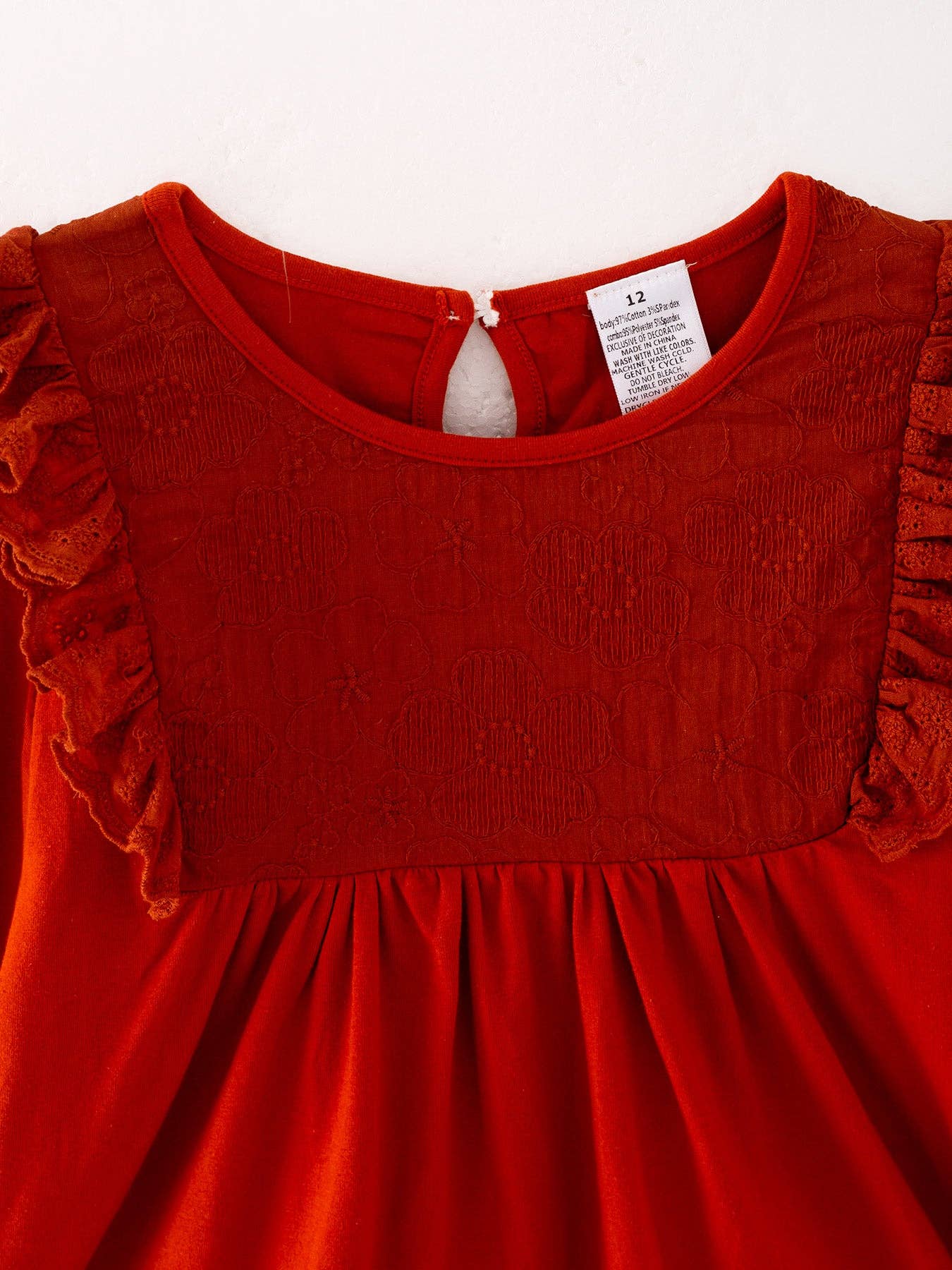 Fall Girls Red Outfits Set
