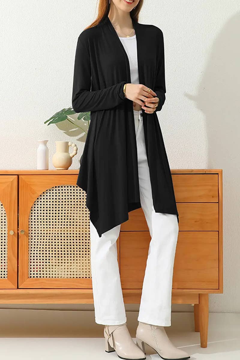 Long Sleeve Lightweight Duster Cardigan