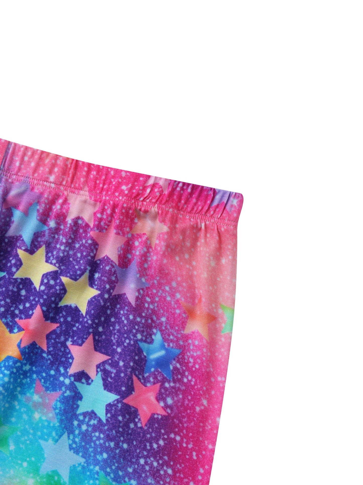 PoshTOT Colorful Stars Bamboo Adult Two-Piece Long Sleeve Pajama Set