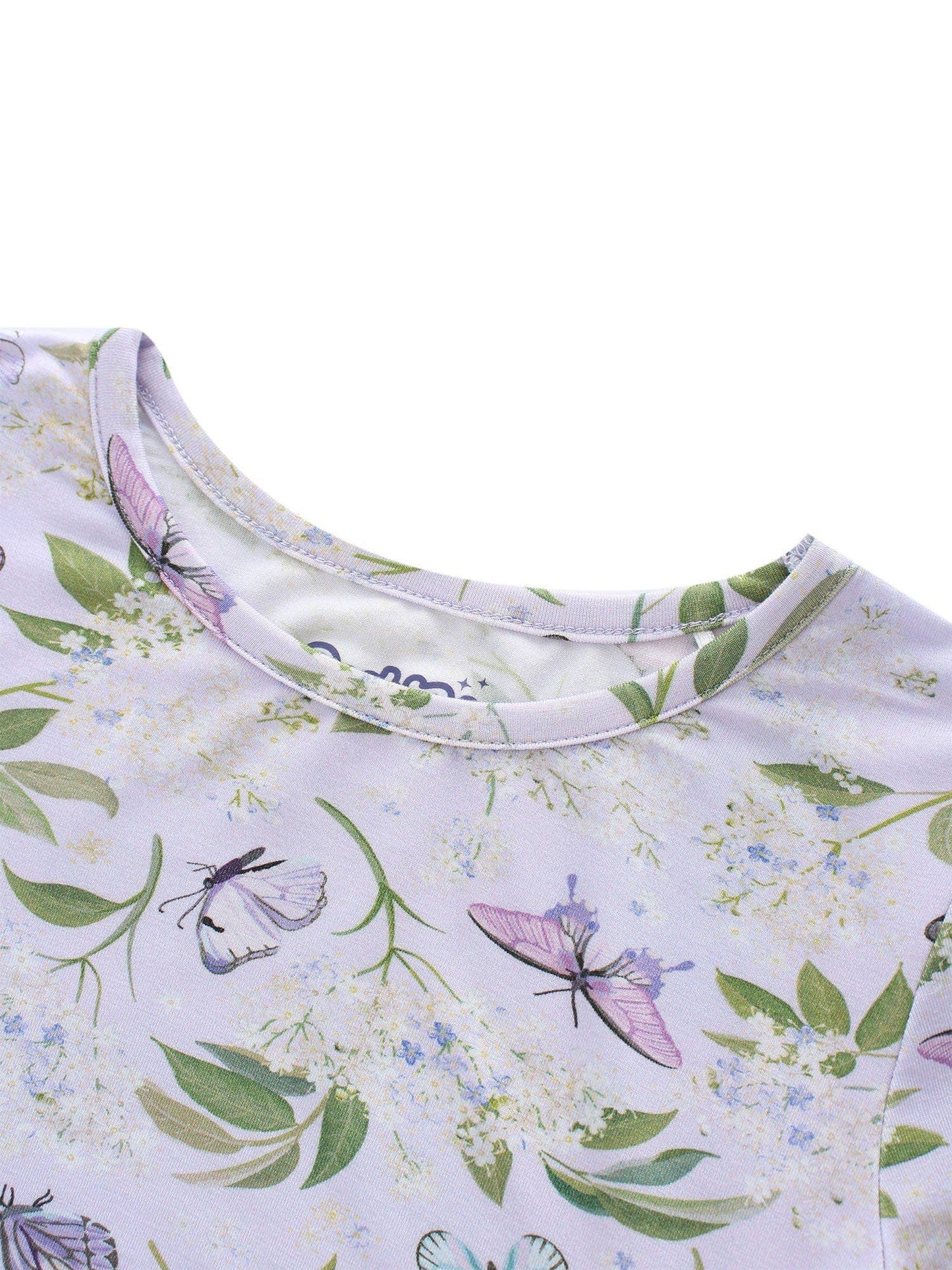 PoshTOT Butterfly Bamboo Girls Twirl Dress