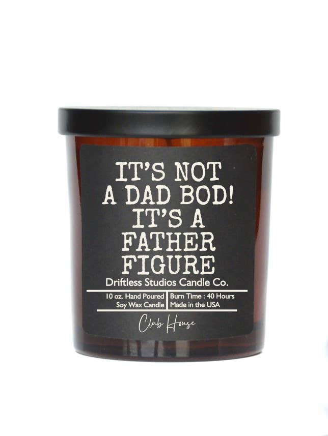 Dad Bod - Fathers Day Funny Gift Candle - Soy Wax Candles