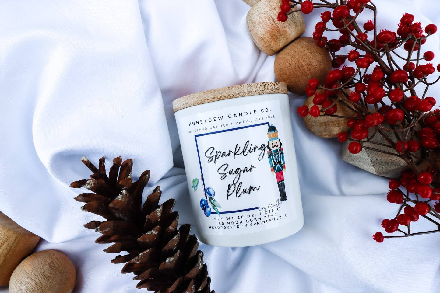 Sparkling Sugar Plum 8 oz Jar Candle
