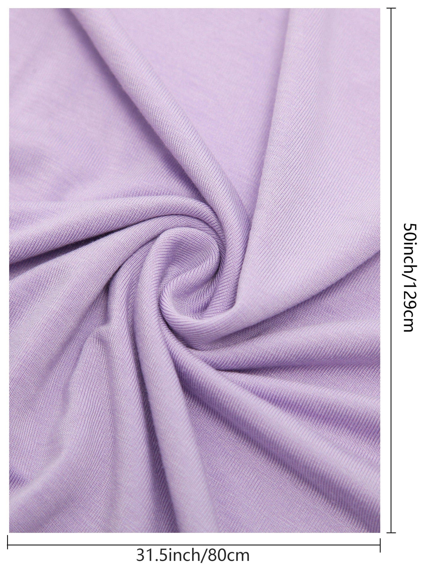 PoshTOT Purple Swaddle With Headband Set
