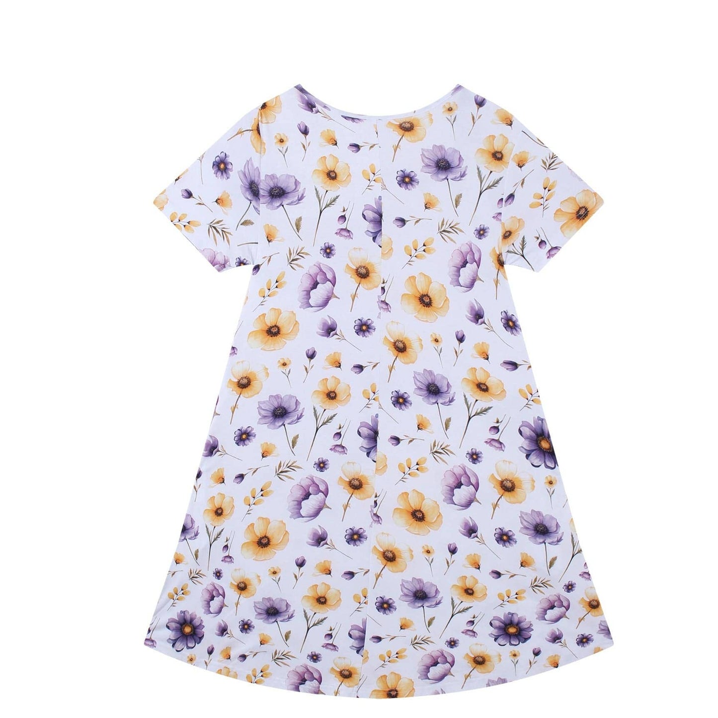 PoshTOT Little Daisy Bamboo Women's Lounge Dress