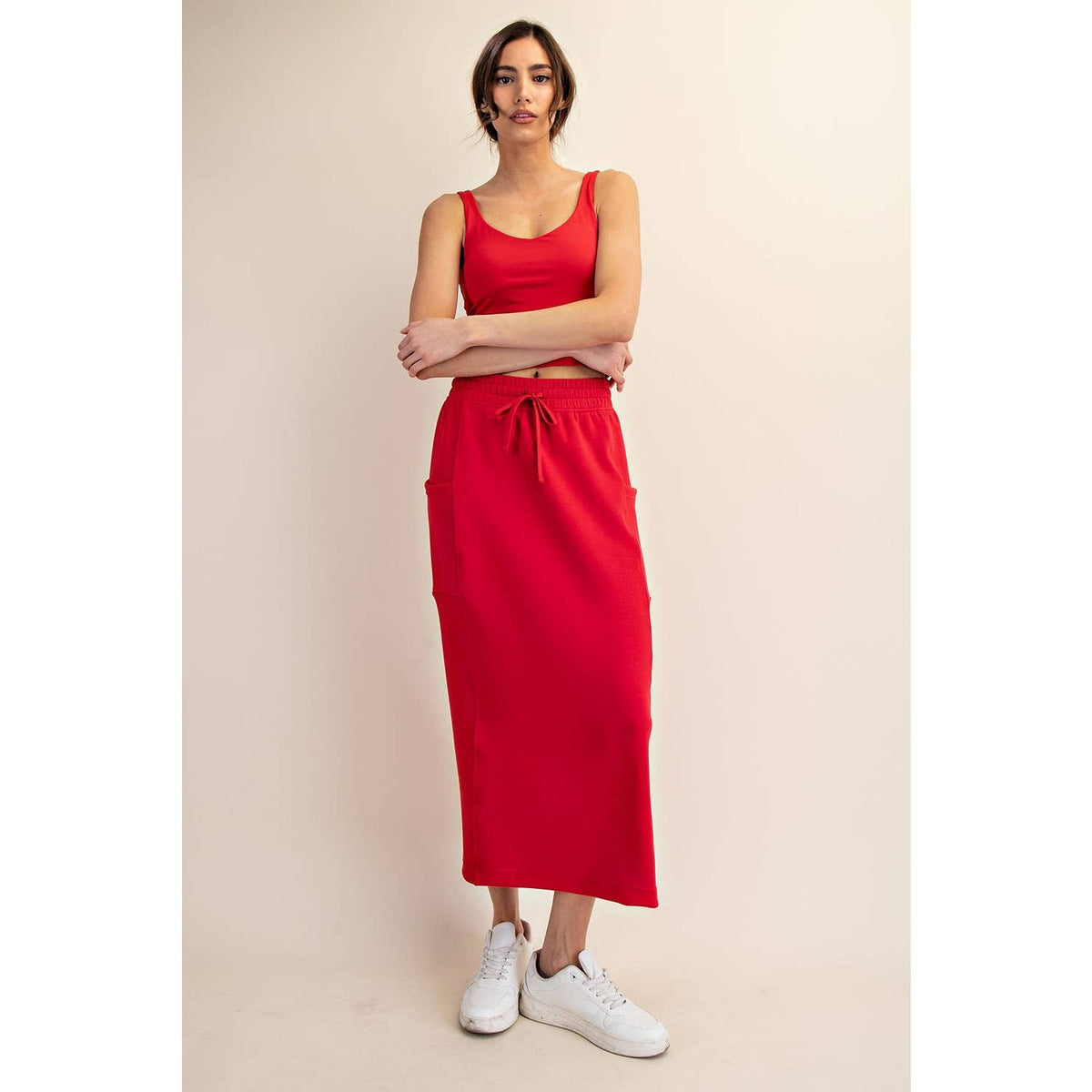 MODAL SCUBA LONG SKIRT