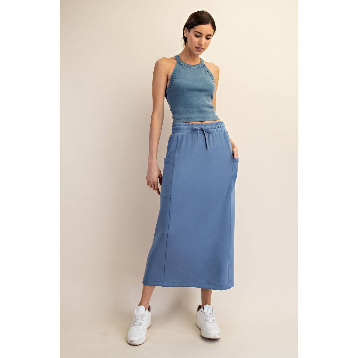 MODAL SCUBA LONG SKIRT