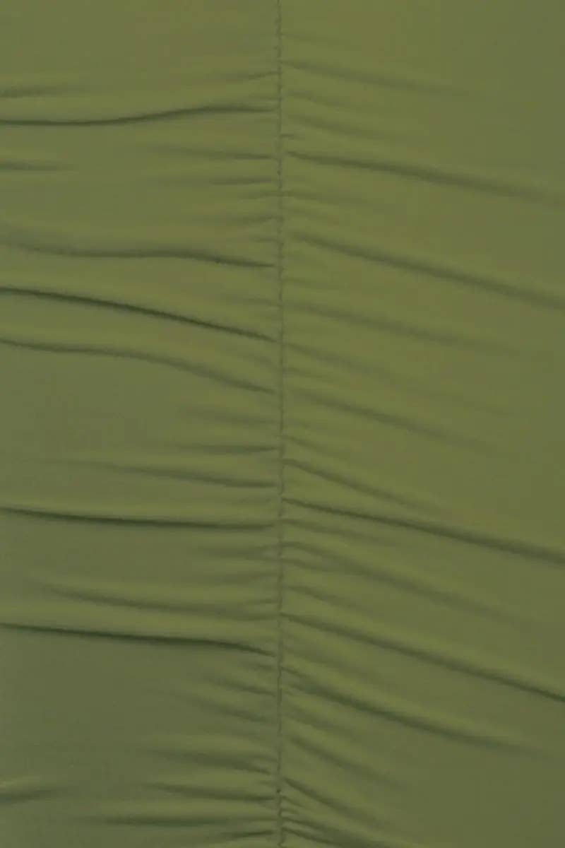 Women’s High-Waist Pleated Pencil Skirt