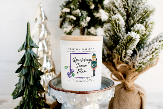 Sparkling Sugar Plum 8 oz Jar Candle