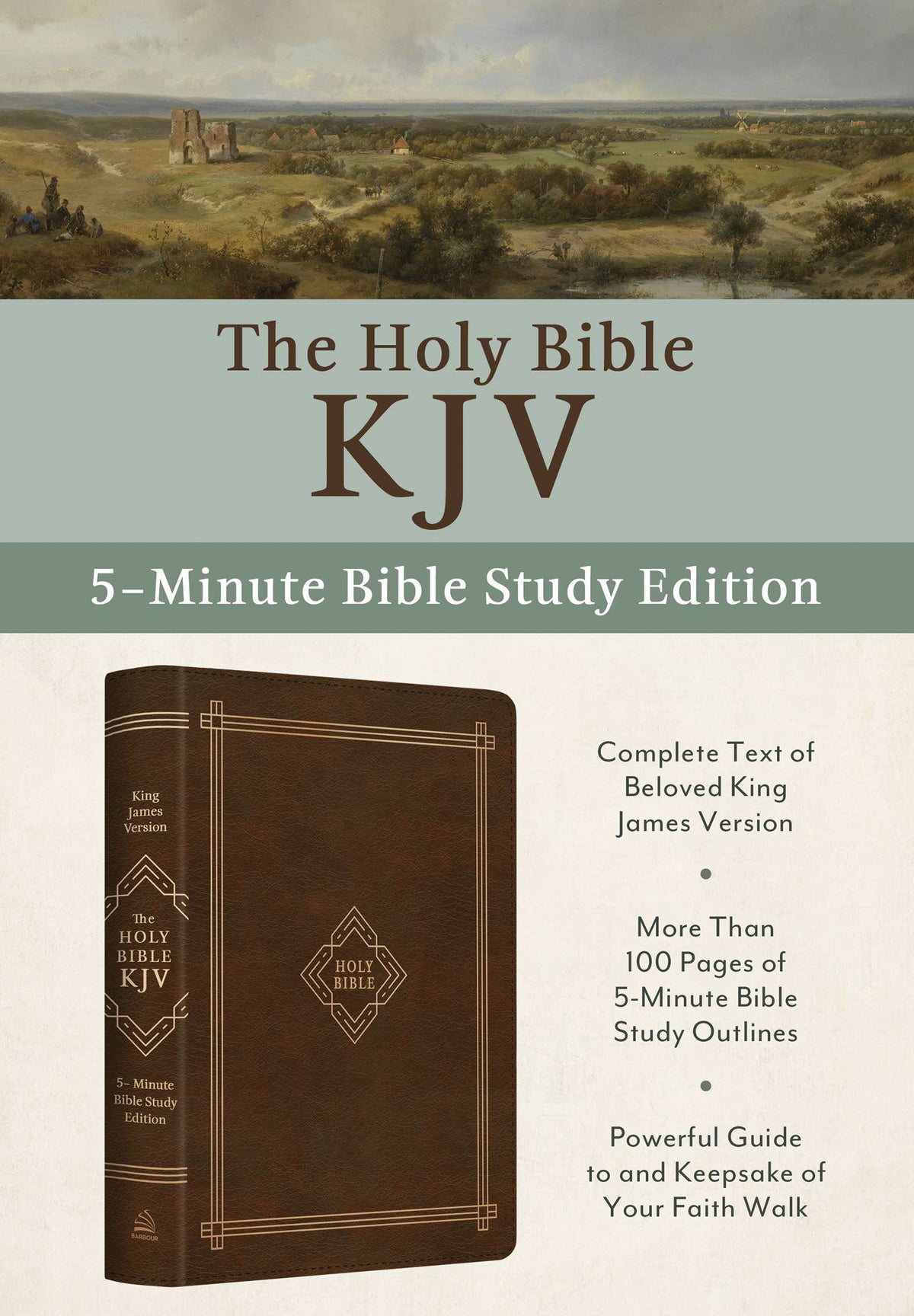 The Holy Bible KJV: Bible Study Edition [Classic Hickory]