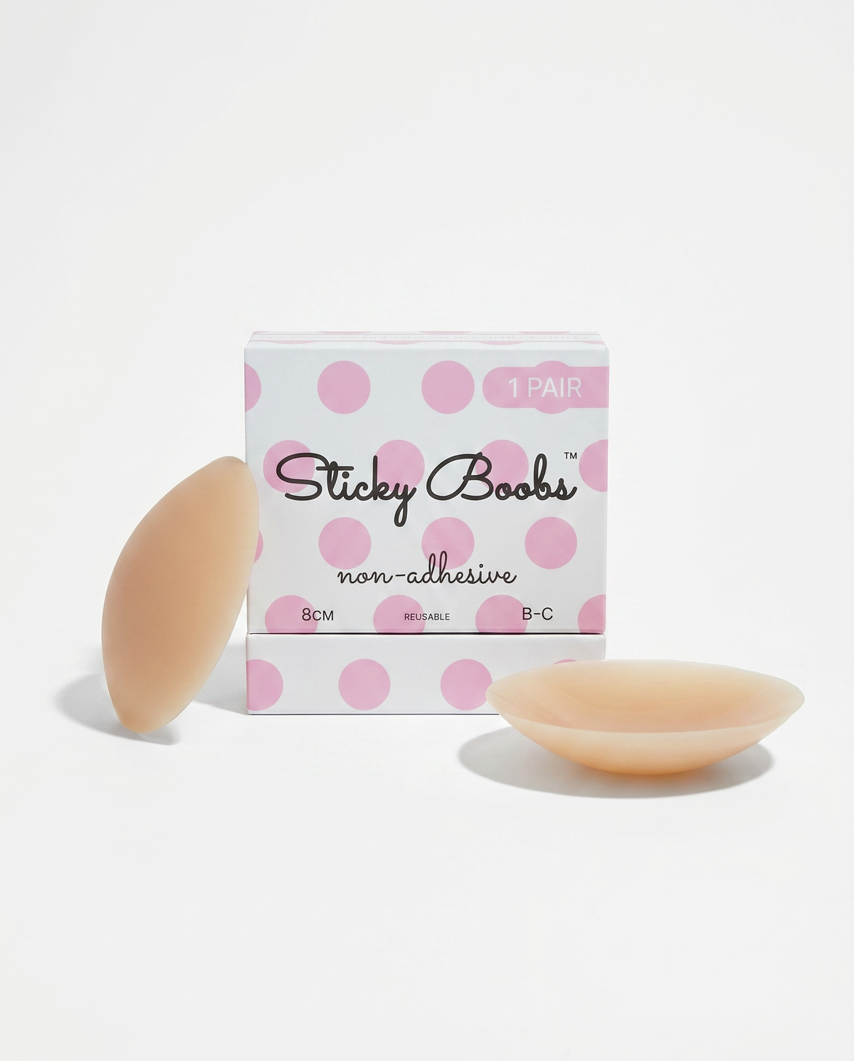 Sticky Boobs Non-Adhesive Silicone Nipple Covers – Reusable, No Glue