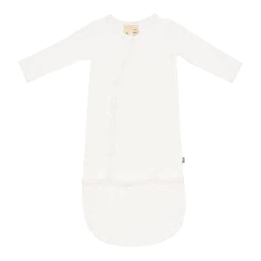 KYTE BABY Bundlers Unisex Baby Sleeper Gowns Rayon Made From Bamboo Material (Newborn Cloud)