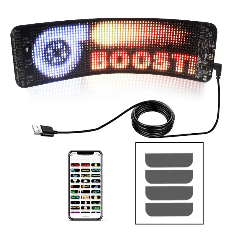 Programmable LED Car Advertising Screen Sign